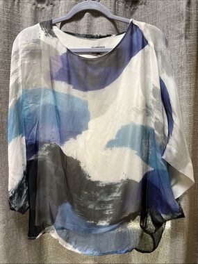 Phase Eight Silk Kaftan Top
